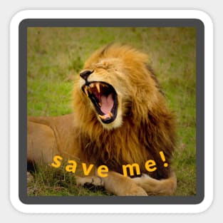 save me! Sticker